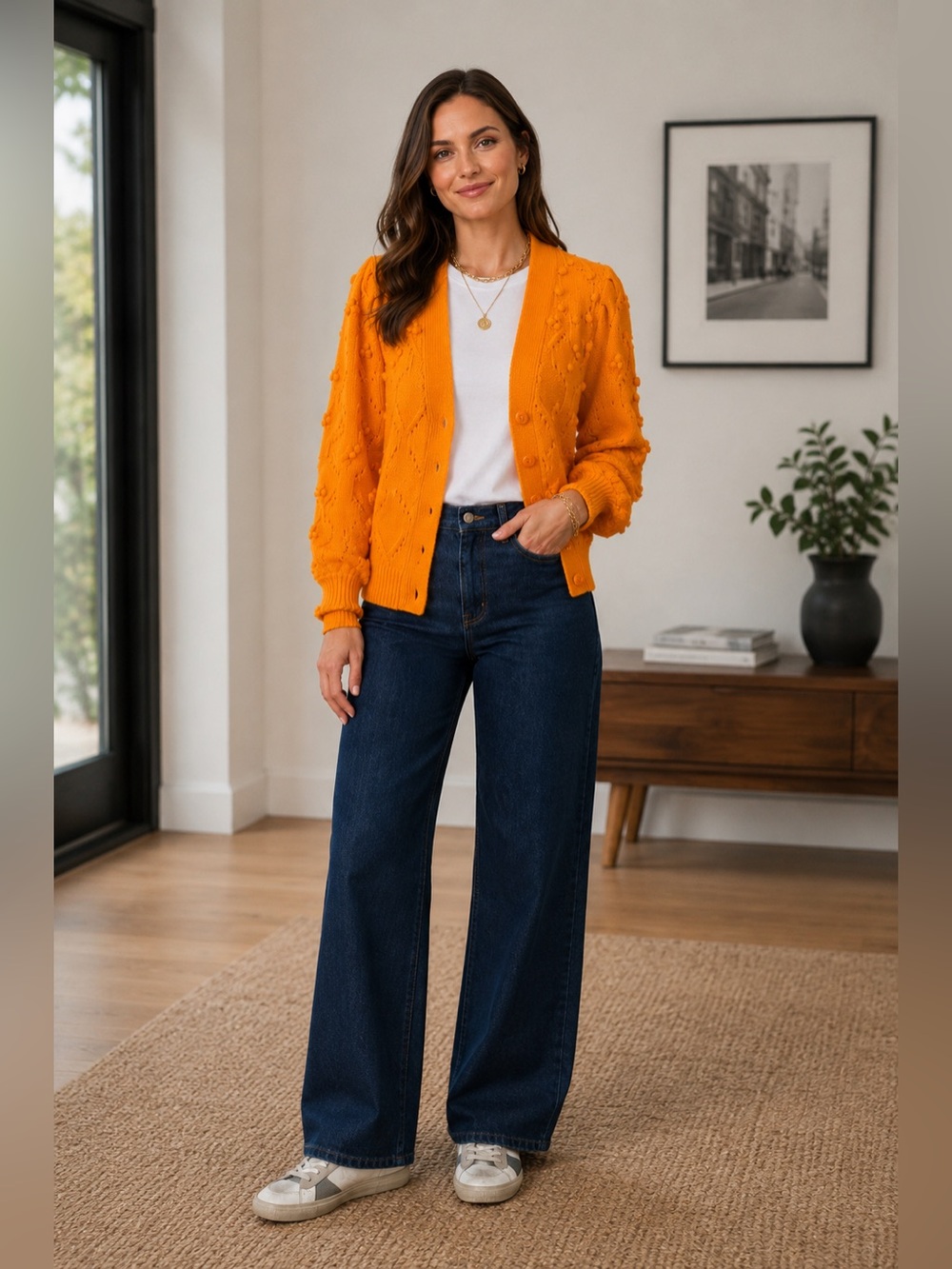 Baum und Pferdgarten Marigold Bobble Knit Cardigan | 50% Wool.